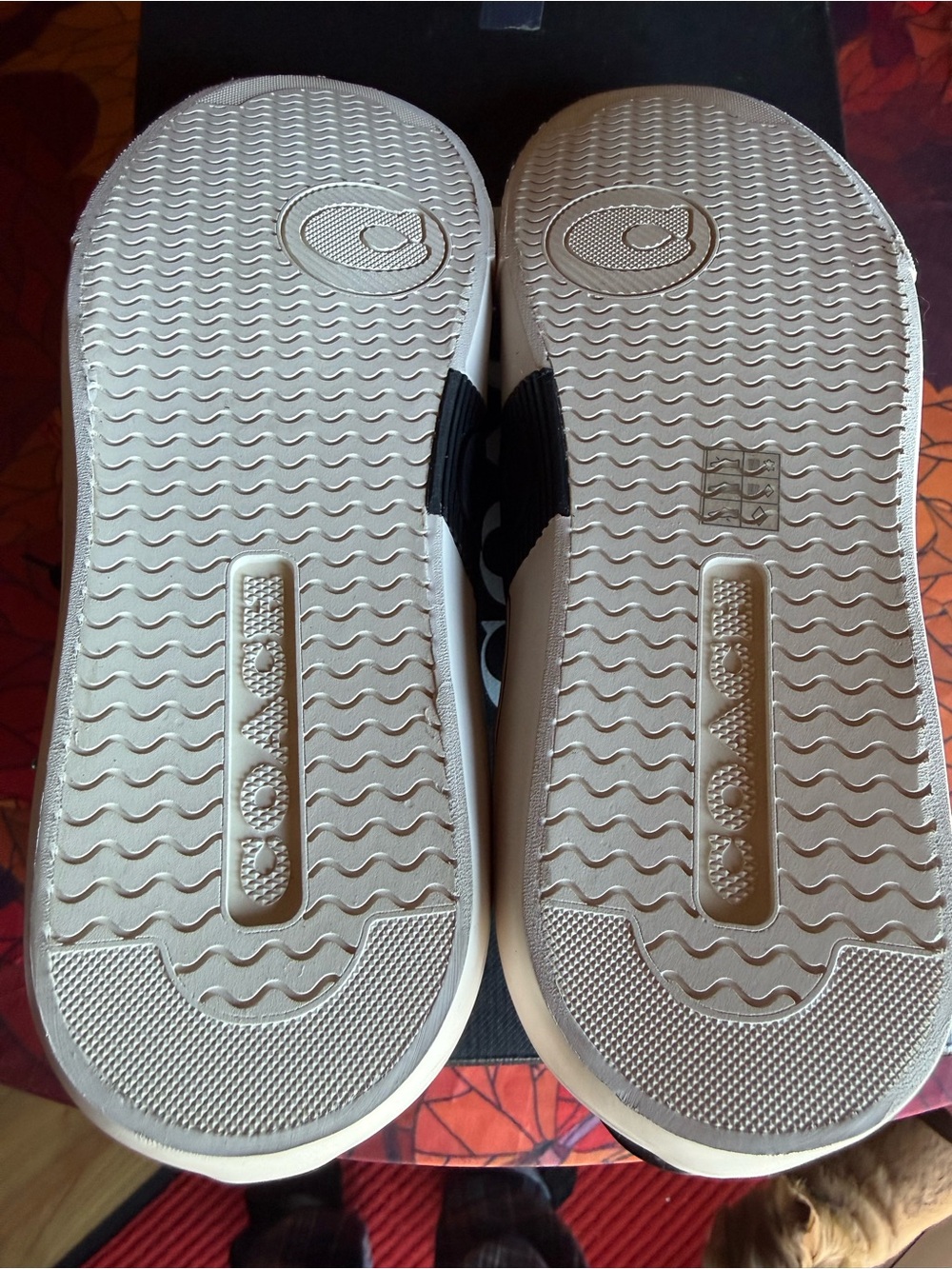 Coach women’s  Black Signature Logo Canvas Lace-Up Sneakers - Picture 5 of 6